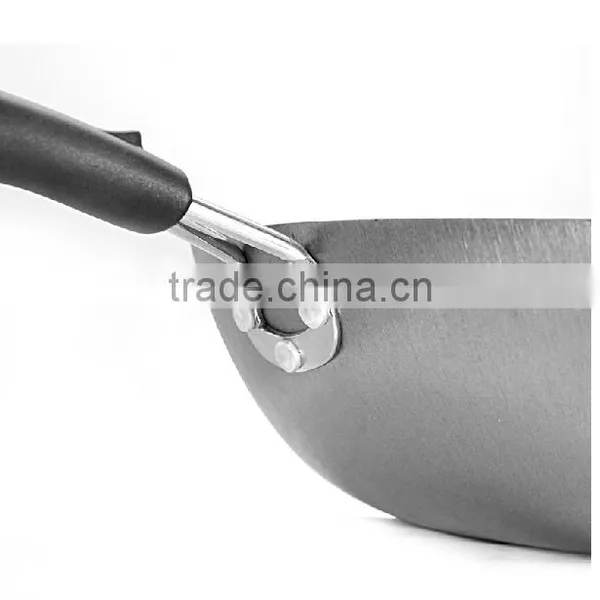 High Quality Non-stick Cast Iron Frying Wok photo-5