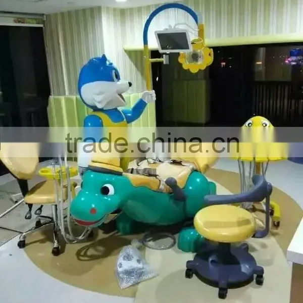 Lovely Cartoon Children Dental Chair, Dental Unit. photo-2