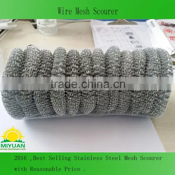 Manufacture of Stainless Steel Scourer,galvanized Wire Mesh Scourer,metal Scoure for Heavy Dirty Cleaning