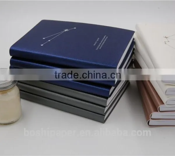 Cover Foiled Zodiac Image Softcover Leather Journal