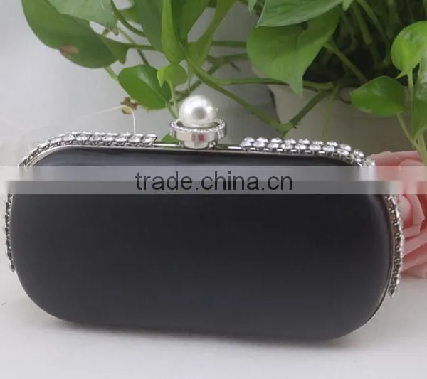High Quality Jeweled Metal Box Frames Elliptic Clutch Bag Frame photo-3