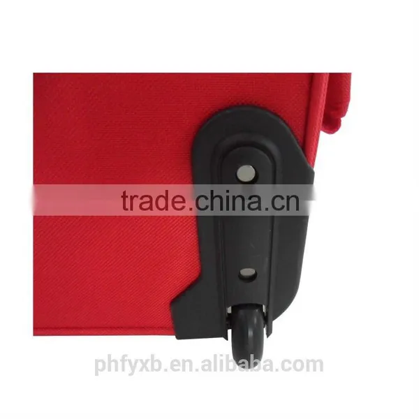 2015 Popular Red Fabric Trolley Suitcase 5pcs Set EVA Luggage Bag / Unique Luggage Sets/beautiful Luggage Sets photo-5