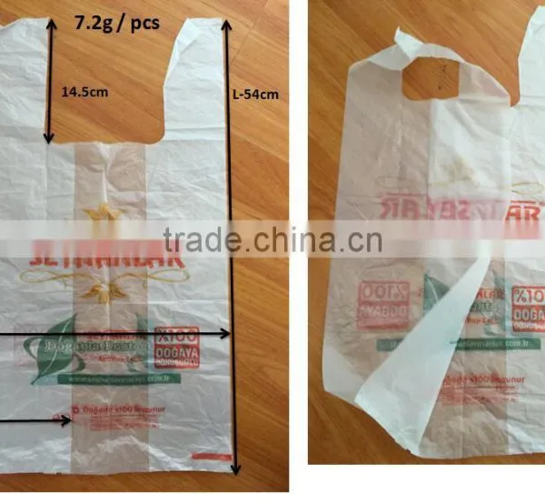 Plastic T-shirt Bags, T-shirt Shopping Bag photo-4