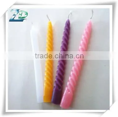 White Spiral Household Candle For Home Decoration photo-3