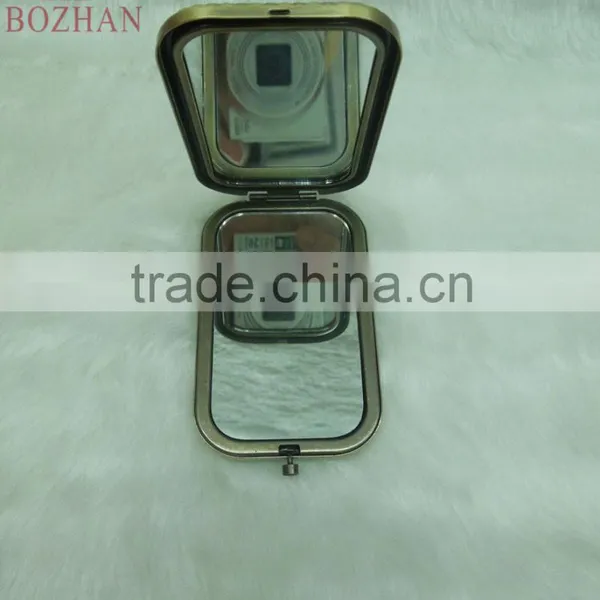 Metal Souvenir Brass Castle Rhinestone Mirror/antique Castle Makeup Mirror photo-4