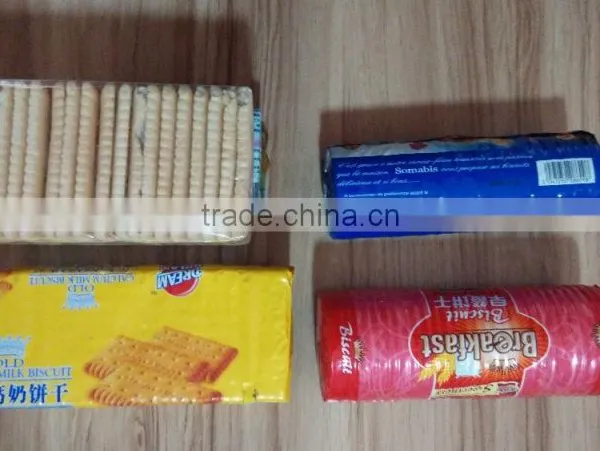 Horizontal Envelope Type Biscuit on Edge Wrapping/Packing Machine photo-4