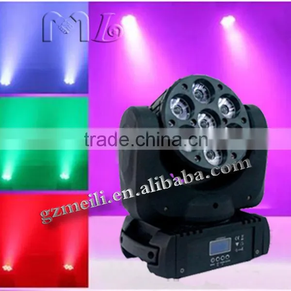 Small Size 7pcs Rgbw Moving Head Narrow Sharpy Beam Led Beam Lights photo-5