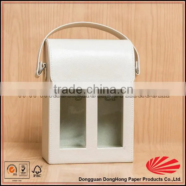 Empty Wine Gift Boxes Wine Box With Pvc Window