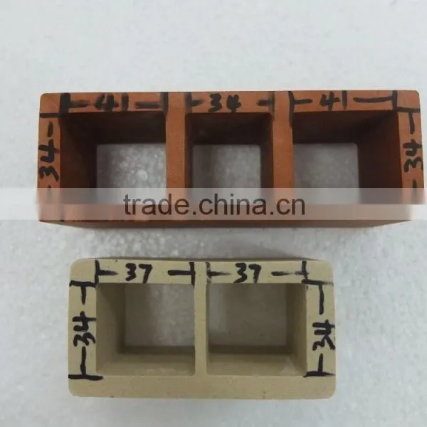 Adjustable Terracotta Louver, Fixed Louver Outside of Glass Wall, Exterior Curtain Wall Facade Terracotta Baguette Stick photo-5