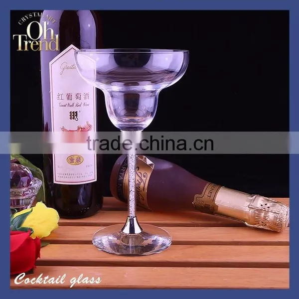 Hot Sale 295ml Elegant Wine Glass Cup Transparent Water Goblet Cocktail Glasses