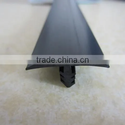 Wood Color 18mm Plastic T Shape Pvc Desk Strips photo-2