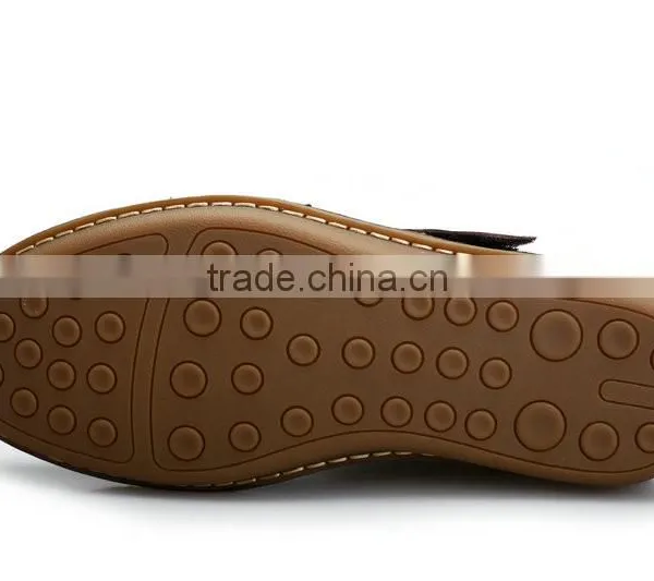 Italian Brand Mens Leather Sandals With Cheap Price photo-4