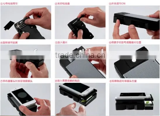 Best Design LED Microscope for Smartphone , Phone Magnifier , Mobile Phone Microscope photo-4