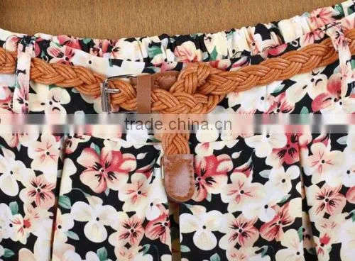 Stylish New Fashion Lady Women Summer Casual Print Chiffon Pleated Skirt photo-2