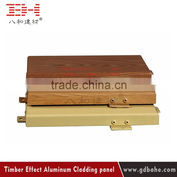 Advantage Price Wood Grain Aluminium Cladding Exterior Wall Cladding Tiles Price photo-4