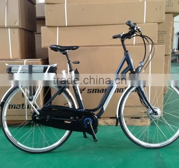 700c Wheel City Electric Bicycle With Bafang Central Motor 36V/18Ah Li-ion Battery +150km Range per Charger ( HJ-14C02 ) photo-2