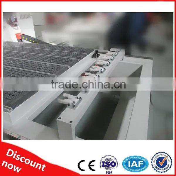 PVC/Density Board Syntec Control 4 Axis 3D Linear 1325 ATC CNC Router CNC Machine With Spindle Rotates photo-3