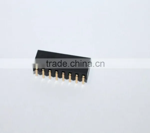 2.54mm Double Row Bottom Entry Female Header 8 Pin photo-2