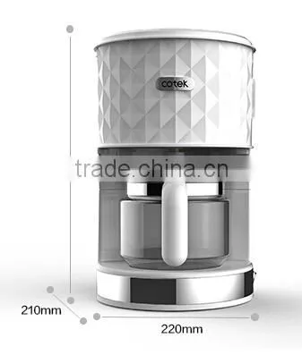 Coffee Machine/10-12cup Special Diamond Desigh Electric Drip Coffee Maker Auto Cut-off With CE, CB, GS, ROHS, EMC, LFGB photo-3