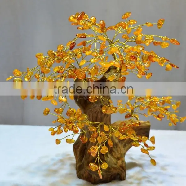 New Fashion Gemstone Wedding Tree in Citrine Crystal photo-4