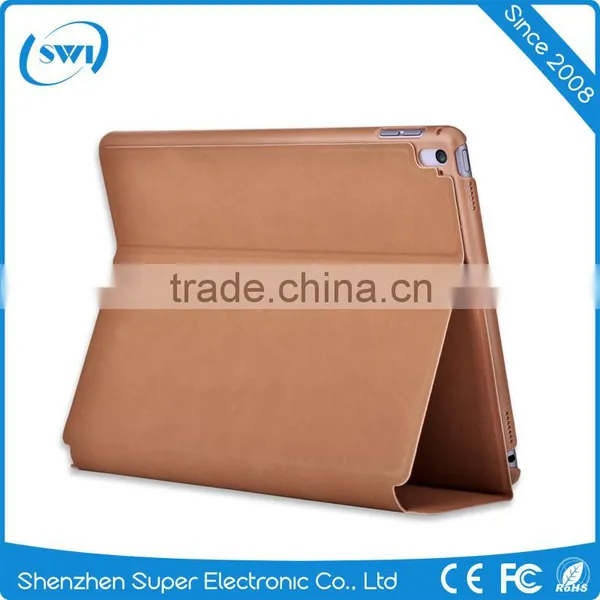 Wholesale Leather Cover Cases With Stand For IPad Pro 9.7 Inch Size, Leather Cover Cases With Stand For IPad Pro 9.7