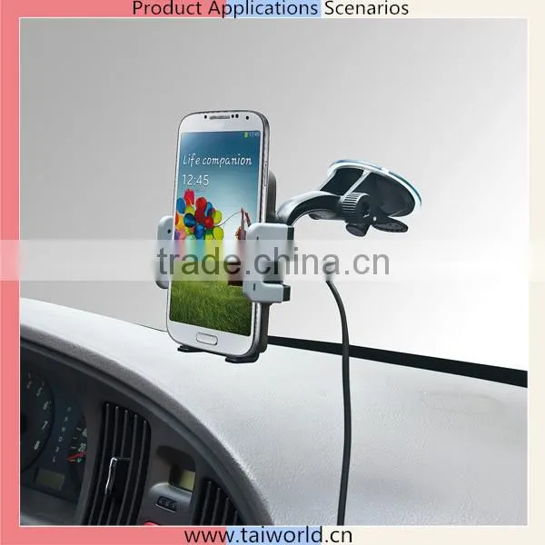 Double USB Electric Car Universal Wireless Charger photo-2