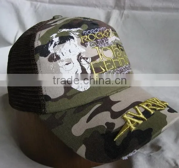 Hot Custom Camo Trucker Cap photo-3