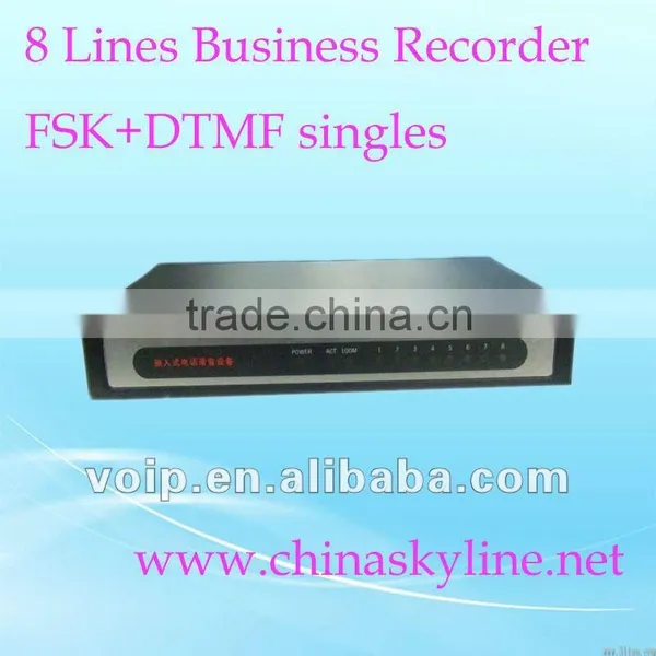 RJ45,8 Line Voice Recorder/voice Logger