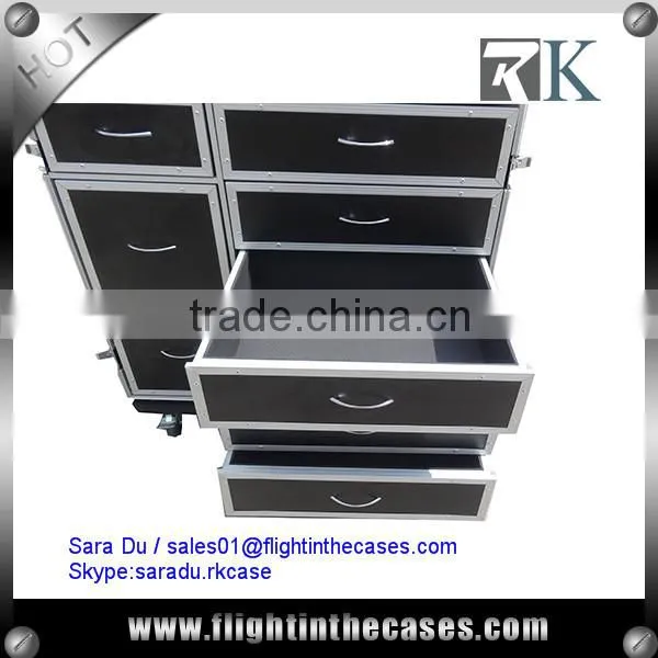 8 Drawers Flight Road Case for Tools Storage--RK8DRAWER60C photo-3