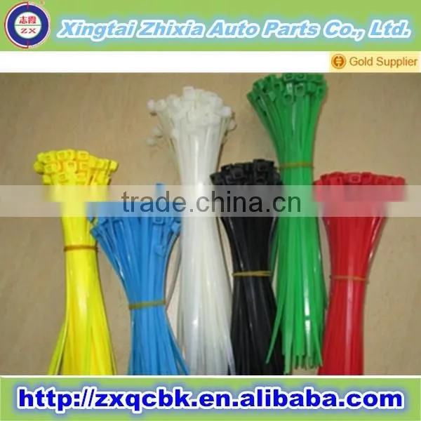 Easy Fastening Black and White PA 66 Cable Ties/Disposable Nylon Cable Ties/Wire Cable Ties photo-3