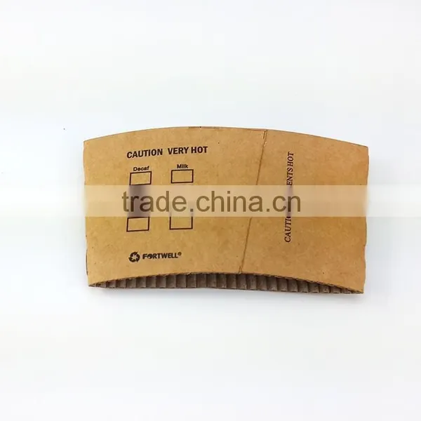 Paper Cup Sleeve With Logo Paper Coffee Cup Sleeve photo-2