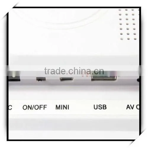 Hotsale 8 Inch LCD Wide Screen Brush Digital Photo Frame Silver photo-5