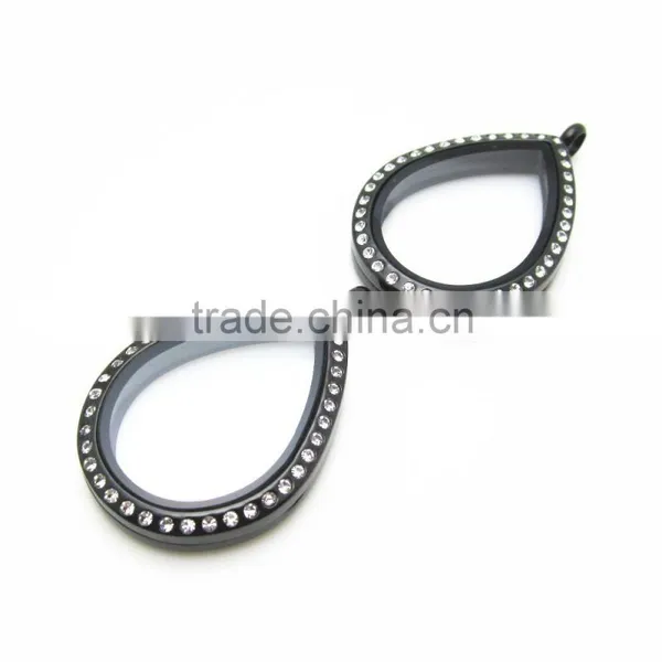 Water Drop Lockets New Design 316L Stainless Steel photo-3