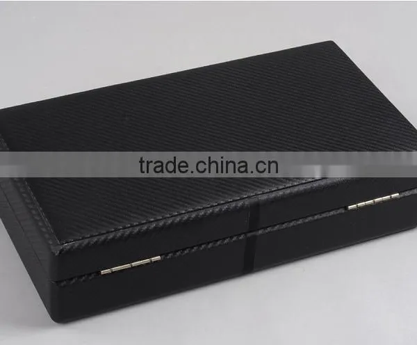 The Chinese Factory Wholesale Custom 12 Slot Watches Boxes, High-grade Wooden Black Display Box photo-5