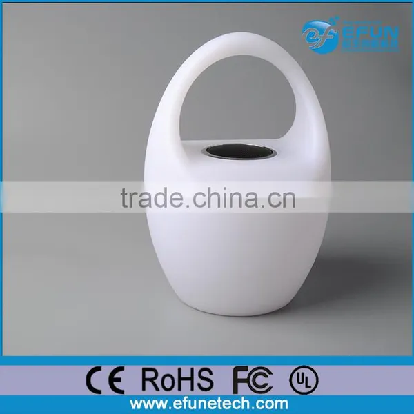 Portable Battery Operated Rgb Color Changing Led Light up Bluetooth Wifi Speaker photo-2