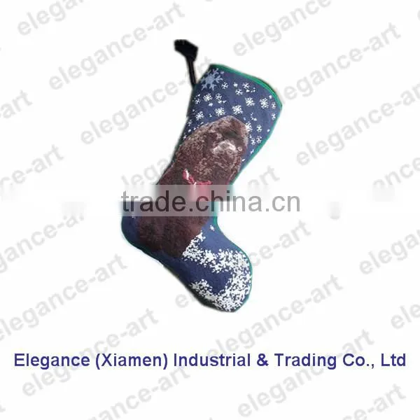 Handmade Needlepoint Christmas Stocking in Different Designs and Sizes