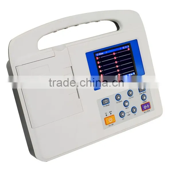 Digital 1-channel Handheld Palm Electrocardiograph ECG EKG Machine photo-6