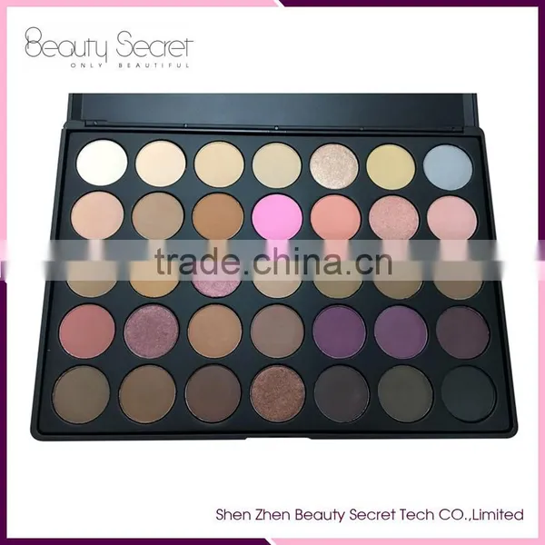 Newly Design Cosmetic Online 35 Color Matte Eyeshadow Palette for Women Warm Eye Shadow Palete photo-2