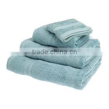 Plain Sateen Hotel Towel Set