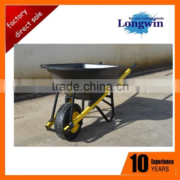 6-cu-ft. Folded Steel Wheelbarrow photo-3