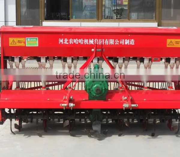 No Tillage Tractor Seed Drill With Fertilization