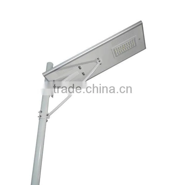 50W LED Street Light 8m Street Light With Lithium Battery Integrated photo-2
