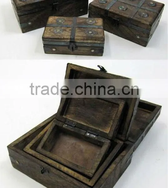 Wooden Chest Box / Treasure Chest / Pirate Chest / Gift Boxes