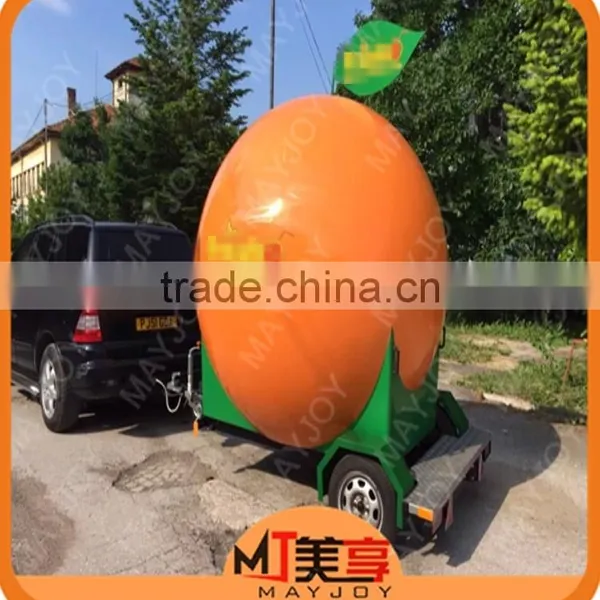 Popular Attractive Food Cart/Orange Fruit Catering Tralier/Mobile Food Tralier photo-2