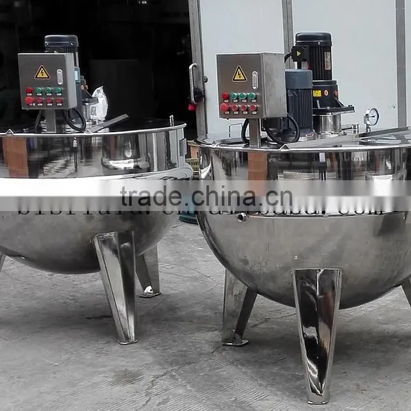 Stainless Steel Popular Wenzhou 150L Industrial Steam Heating Double Jacket Kettle photo-2