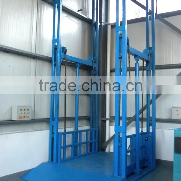 Electric Hydraulic Guide Rail Chain Lift Table Customerized Producing photo-3