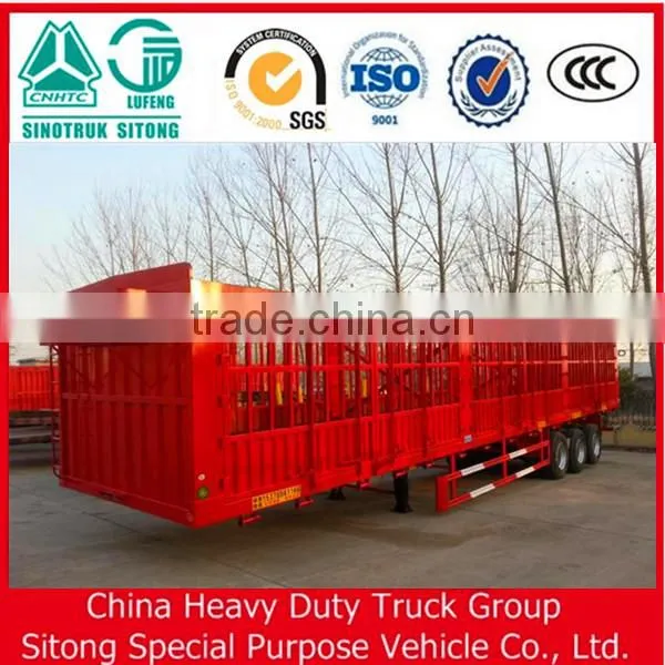 Sitong Trailers for Farm Use Cattle Semi Trailer With BPW Axle for Sale photo-6