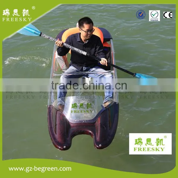 Transparent Clear Double Person Plastic Kayak Wholesale photo-5