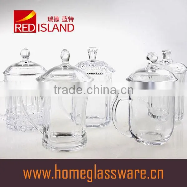300ml High Clear Crystal Glass Stein With Handle 2016 Hot Selling photo-3