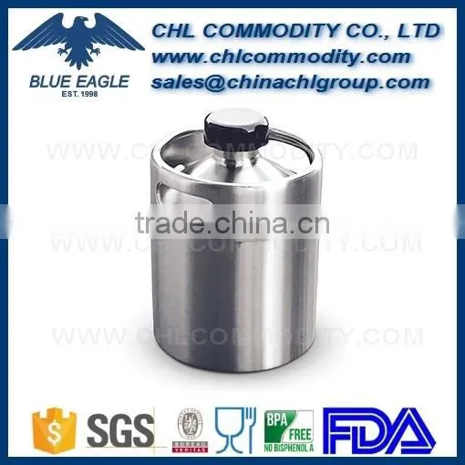 64oz Stainless Steel Mini Keg Growler photo-3
